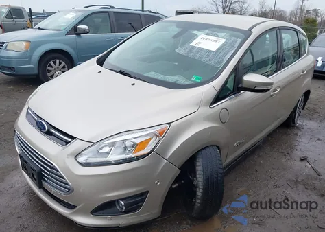 2017 Ford C-Max Energi Titanium z USA, uszkodzony, nr VIN 1FADP5FU7HL110693